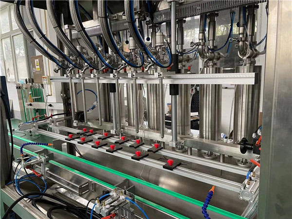 Detalhes da máquina automática de enchimento de pistão